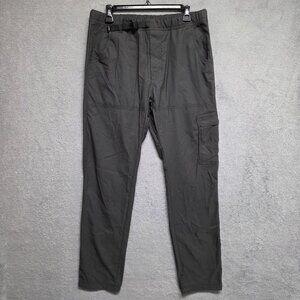 Prana Pants Mens Medium Gray Stretch Zion E-Waist Pant II Outdoors Standard Fit